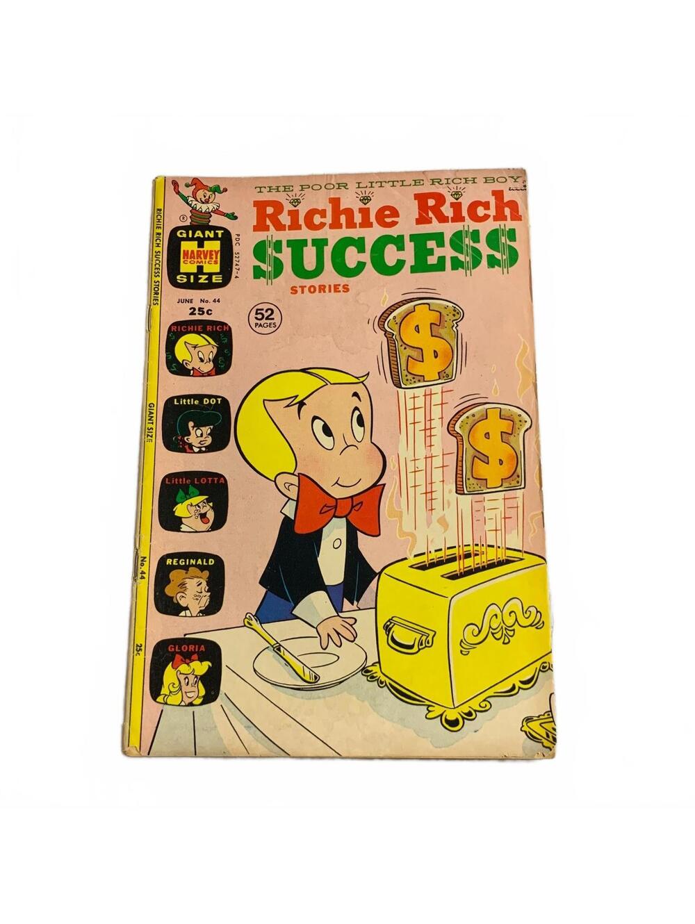 Richie Rich Success Stories #44 Giant Size Comic Book Harvey Comics 1972